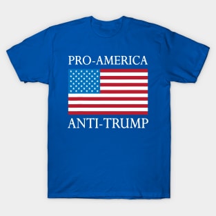 Pro-America Anti-Trump - American USA Flag Resist T-Shirt